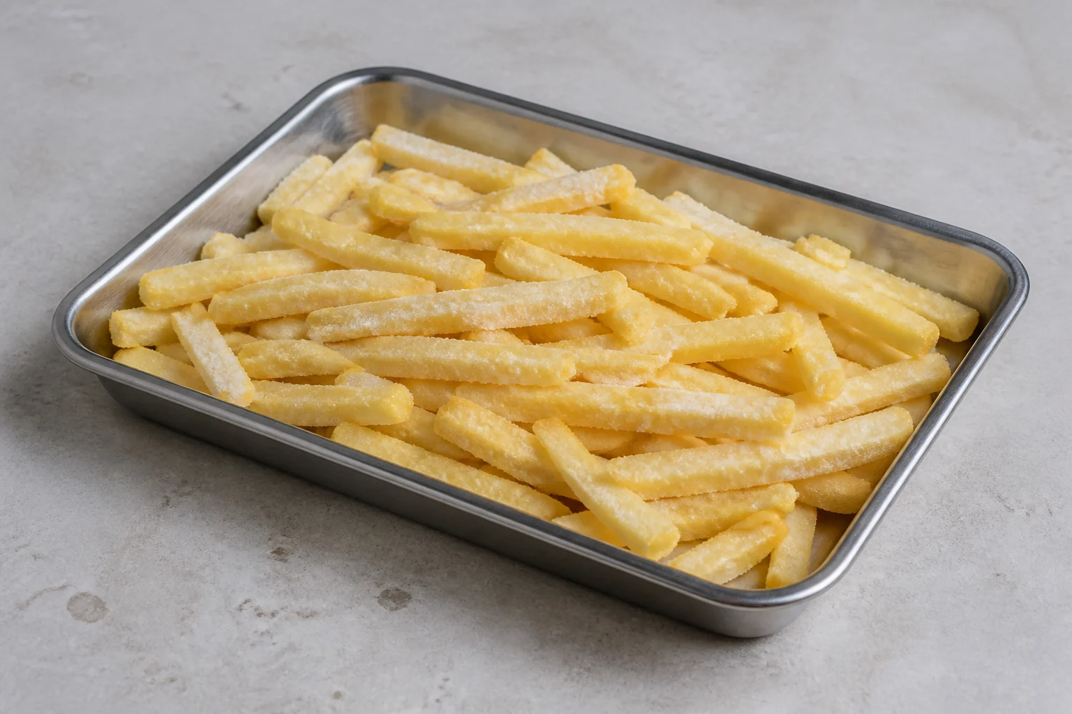 Standard Straight Cut frozen French fries product sample