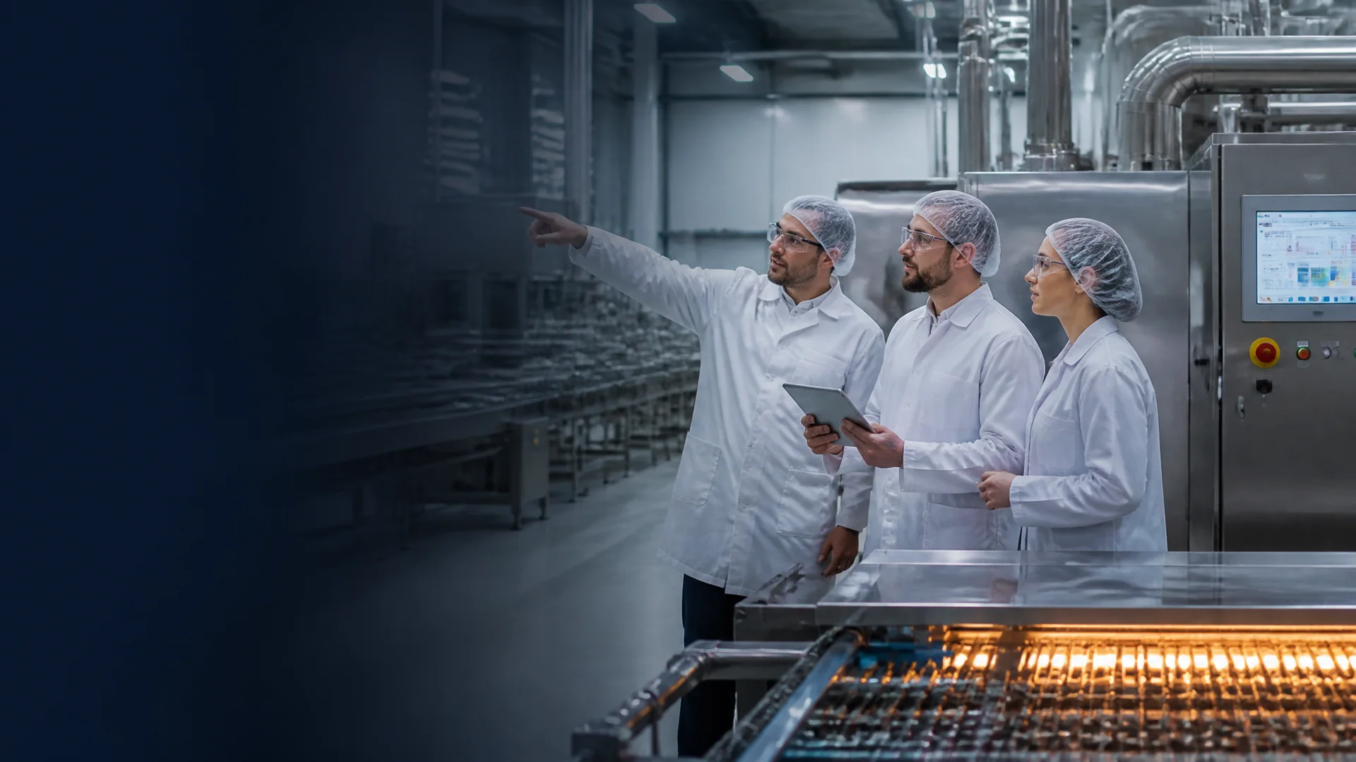 Illustrative engineering review of a food processing line
